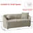 68" Wide Modern Boucle Upholstered Loveseat Sofa-1422742926