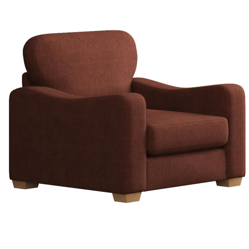 Upholstered Armchair, Steel