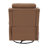 Comfort Multifunctional Recliners, Brown Pu Leather, Modern Style For Living Room