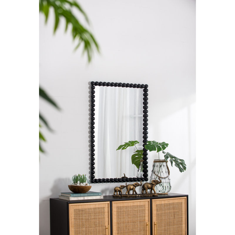 Le miroir noir de 24 po x 36 po transforme votre salon, votre chambre à coucher et votre entrée 24 x 36 po