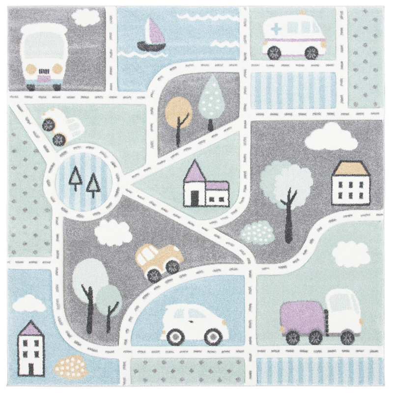 Frasher Kids 100 Performance Rug, Square 8'