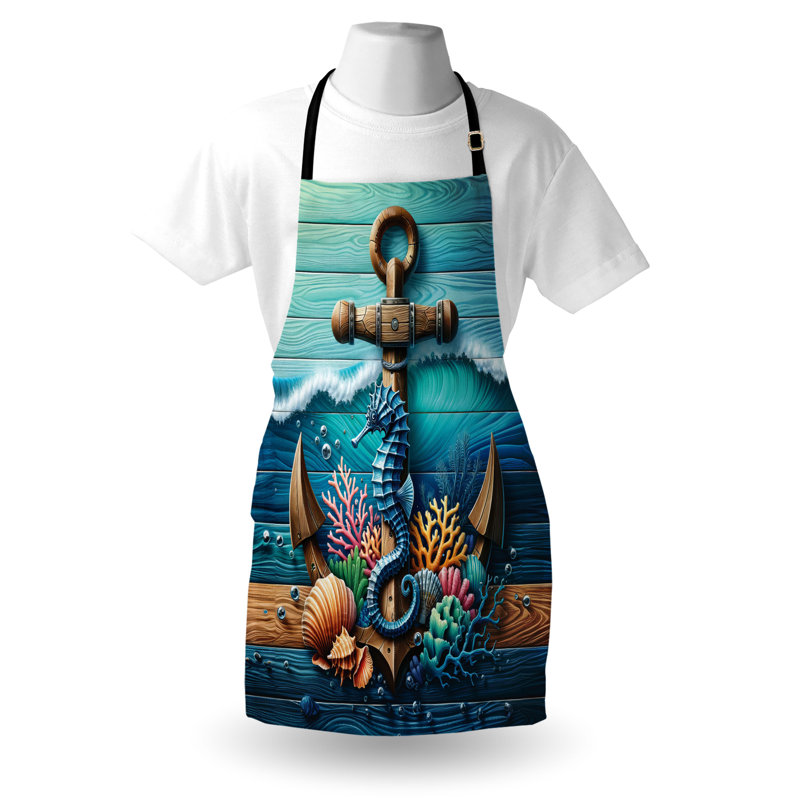 No Pattern Bib Apron