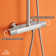 2 Functions Thermostatic shower system with Rough-in Valve