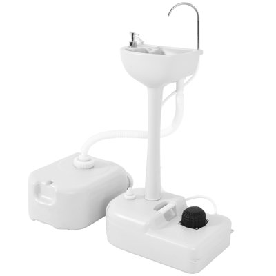 32.4'' L x 18.8'' W Portable Handwash Station with Faucet