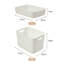 Norden Home Polyethylene Plastic Decorative Bin