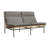 Perch 59'' Wide Powder Coated Aluminum Loveseat with Cushions-48482319-96832031