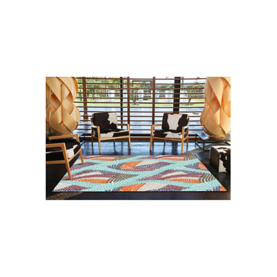 Tapis décoratif lavable à motifs mixtes de couleurs modernes