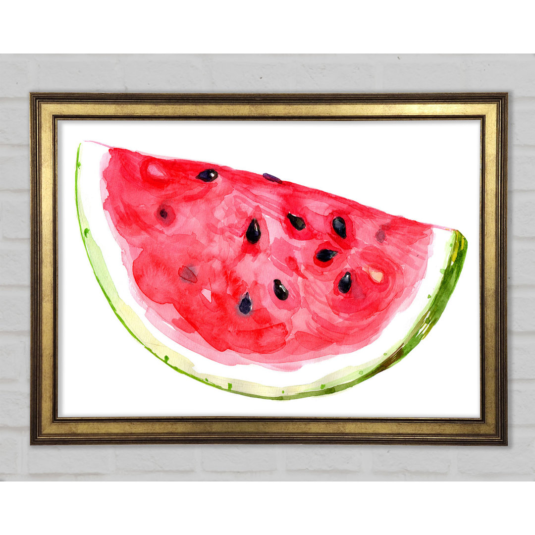 Aquarell Wassermelone - Druck