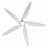 Chanille 5-Blade Solid Wood Ceiling Fan with LED Light and Remote Control-1492052468-1492052471-1492052469
