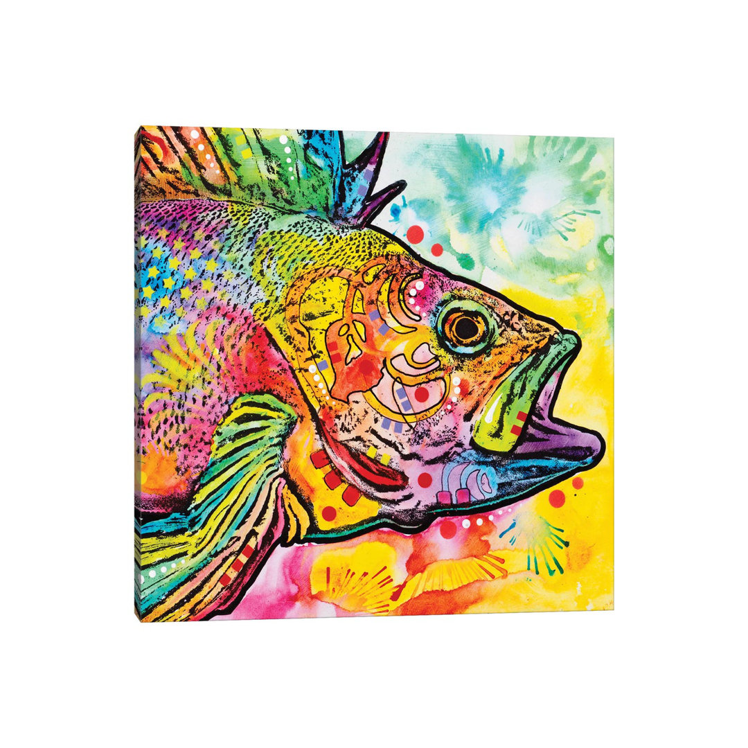 Fish by - Wrapped Canvas Painting