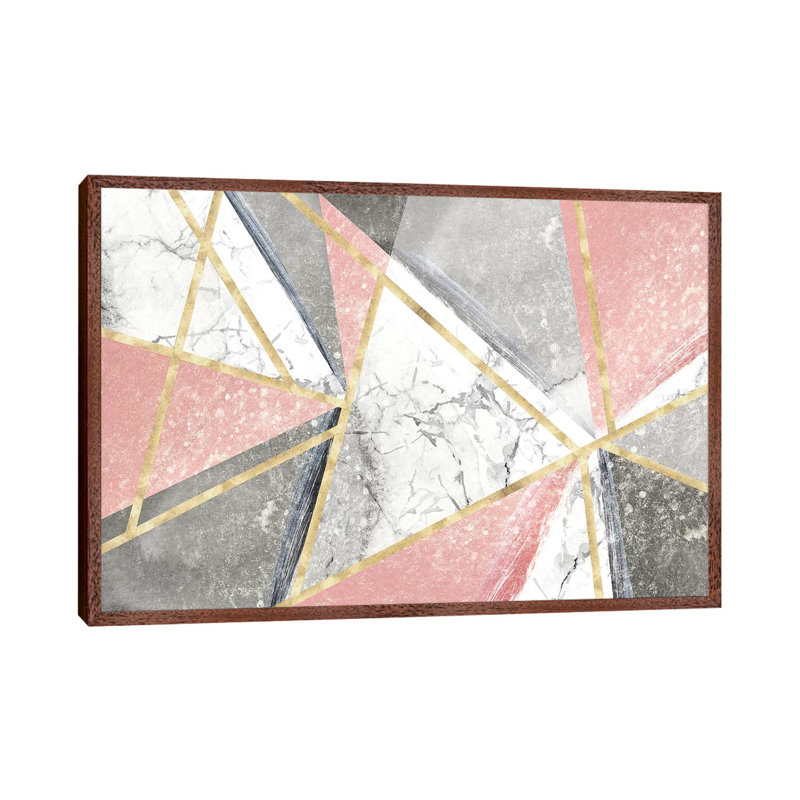 Goldie I by Isabelle Z - Print on Canvas, 101.6 cm H x 66.04 cm W, Classic Brown Wood Framed