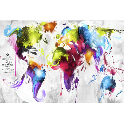 Carte abstraite - monde