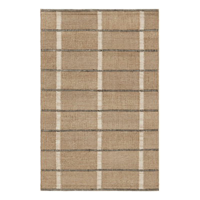 Scandinavian Wool Striped Area Rug