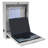 Steel Floating Desk with Power Outlet-14014614