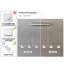 6 - Light Chrome LED Kitchen Island Pendant