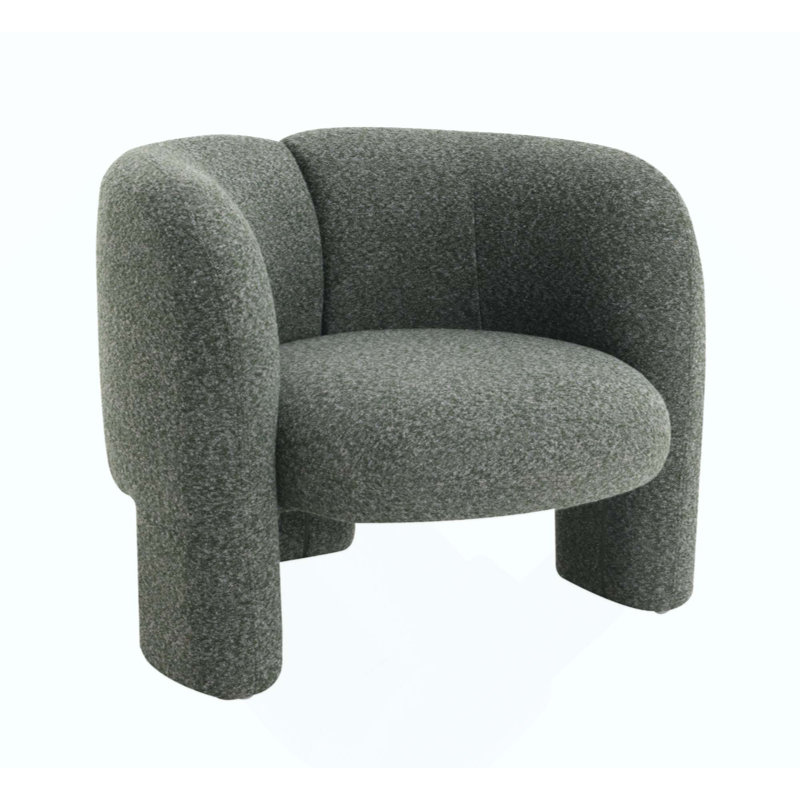 Chaise d'appoint en tweed