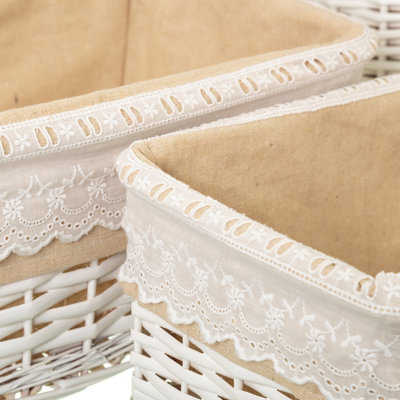 Wicker Laundry Set