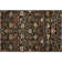 Premium Machine Washable Dahl AMF1085 Floral Rug