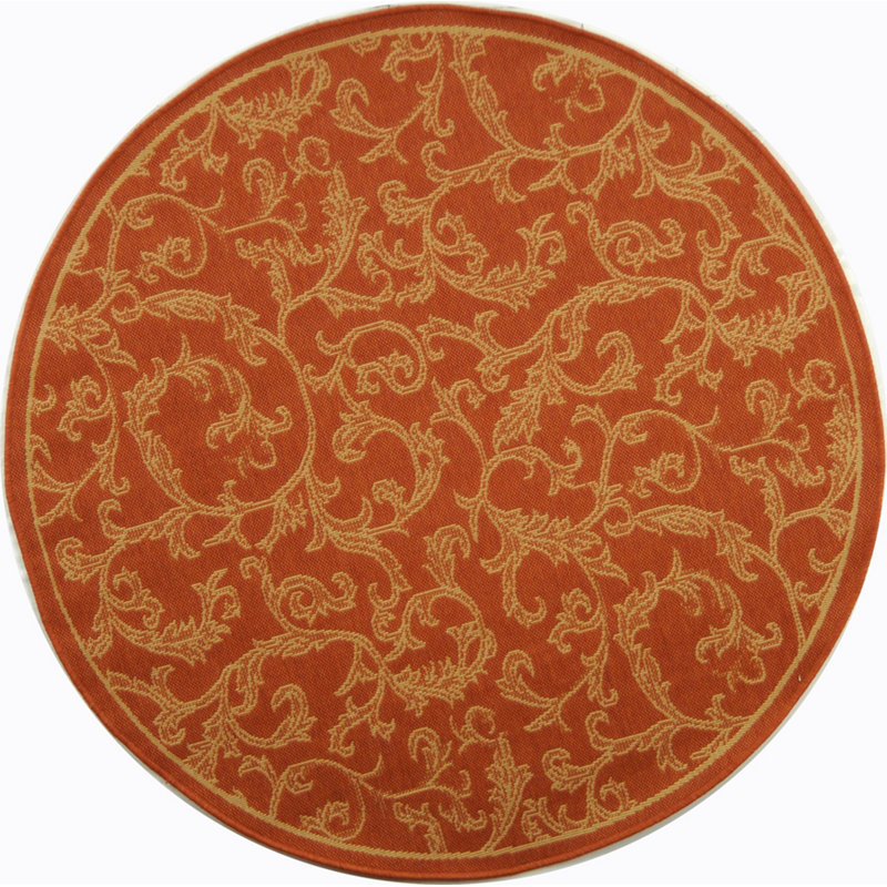 Tapis d'intérieur / extérieur Darri, Rond 7 pi 1 po