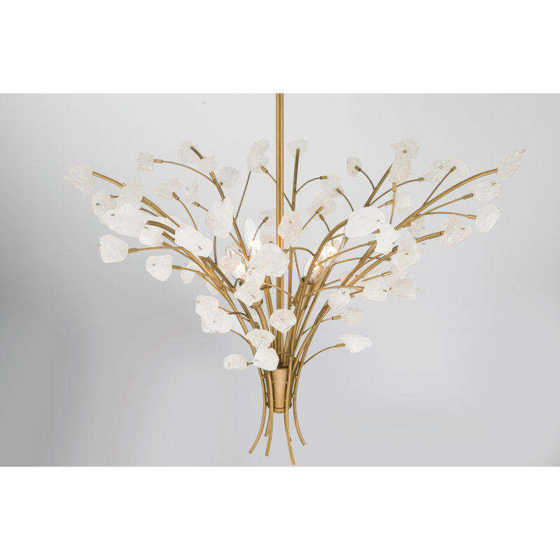Ramus 30.5" 4-Light Chandelier, 28" H x 30" W x 30" D, 4 Lights