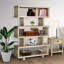 Bibliothèque en bois massif H 67,5 "x l 45"-1484207522