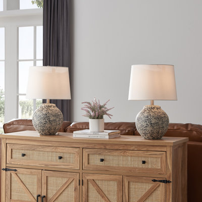 Braina 21.5" Ceramic Table Lamp Set