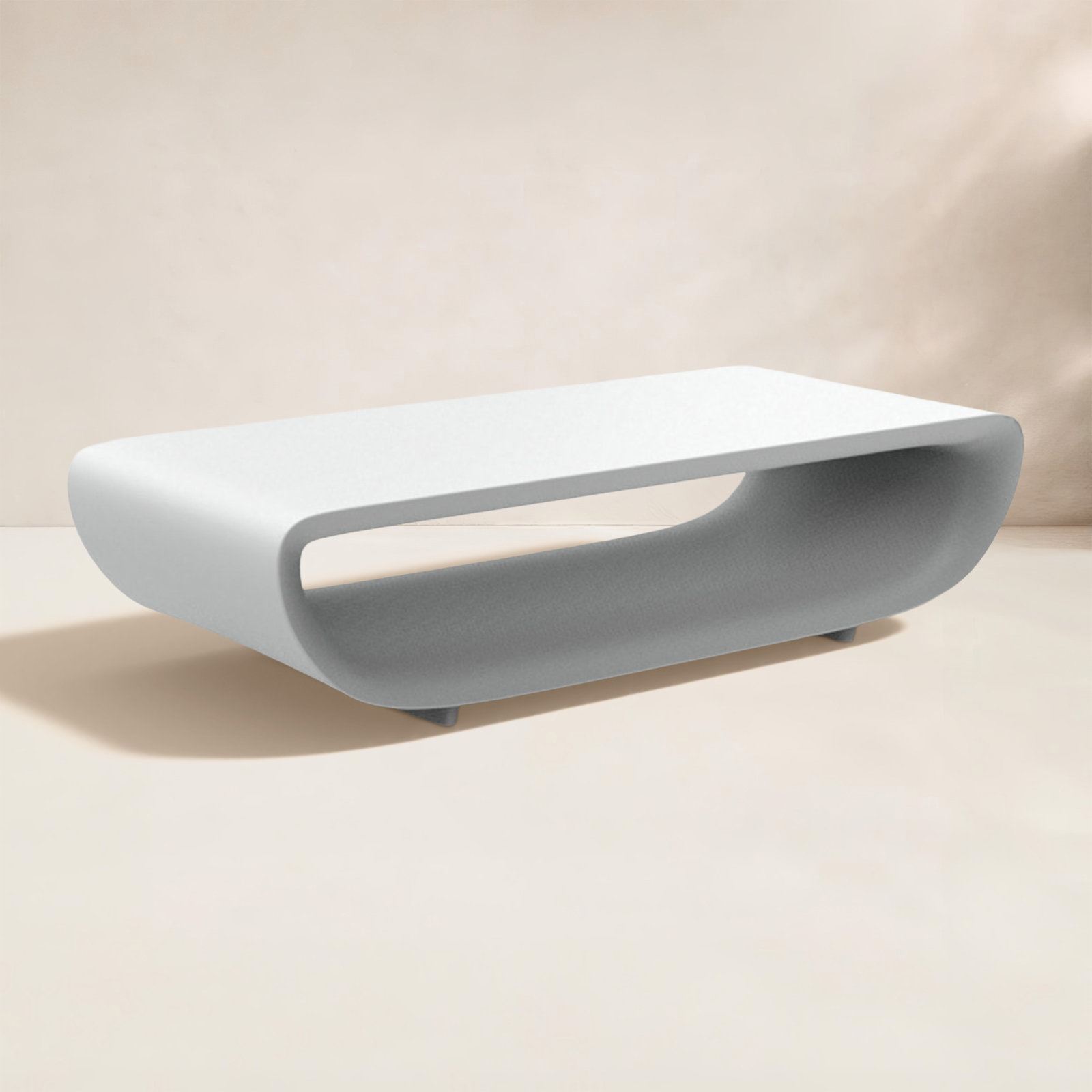 Bum Bum 58" Patio Table, Ice