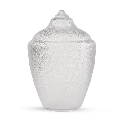 Solus Textured Flame Tip Globe with Fitter Neck or Neckless Opening - No Fixture Included