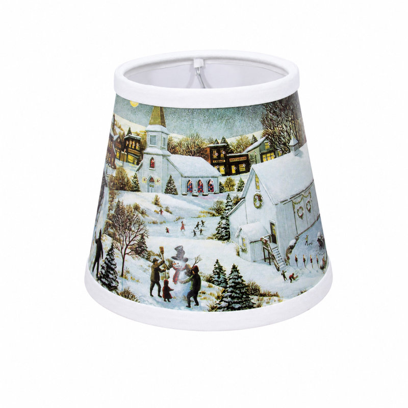 Abat-jour bougie en papier Christmas