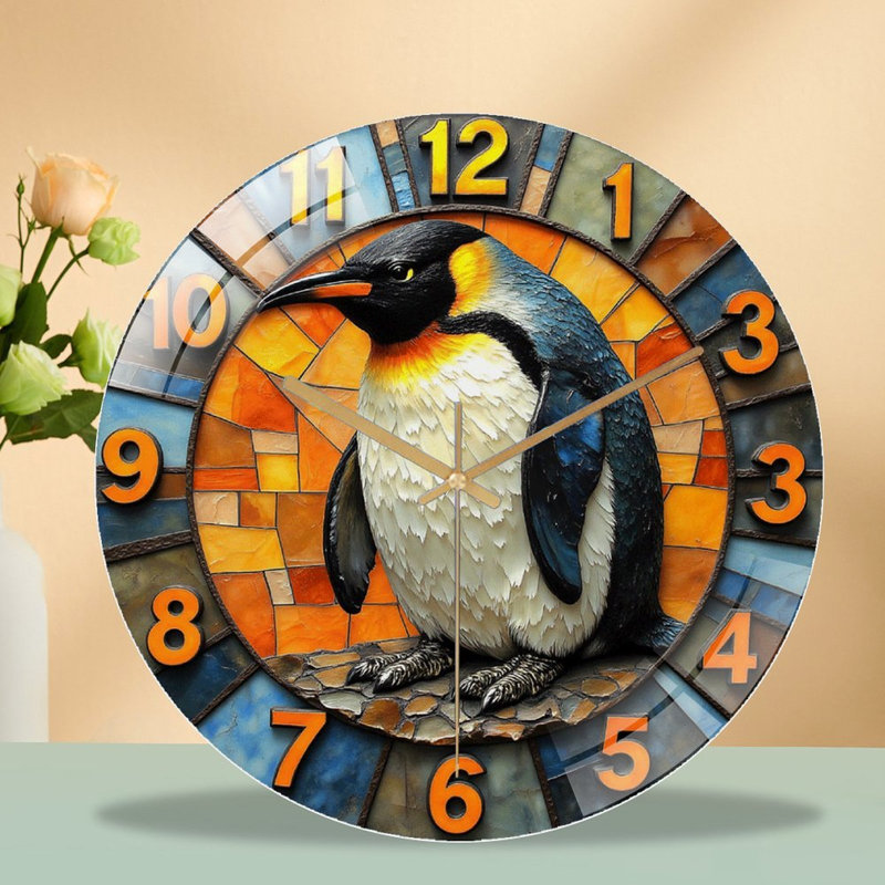 Horloge murale Penguin