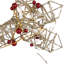Décoration de fenêtre de Noël en forme de flocon de neige 19 po