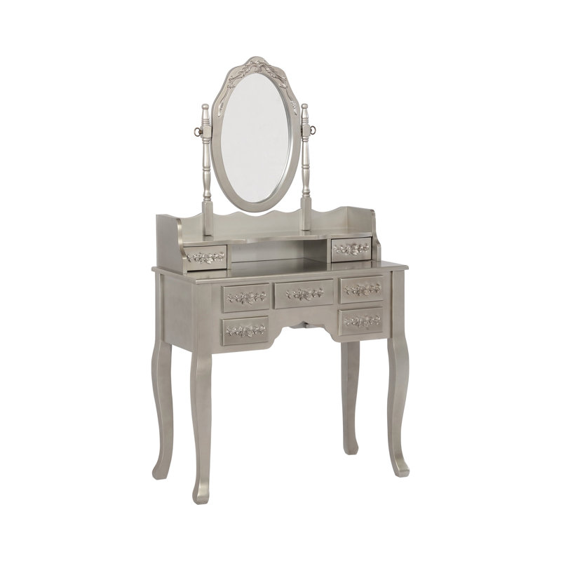 Ensemble coiffeuse et tabouret Ellie-Mai