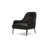 Cuir véritable noir sélectionné