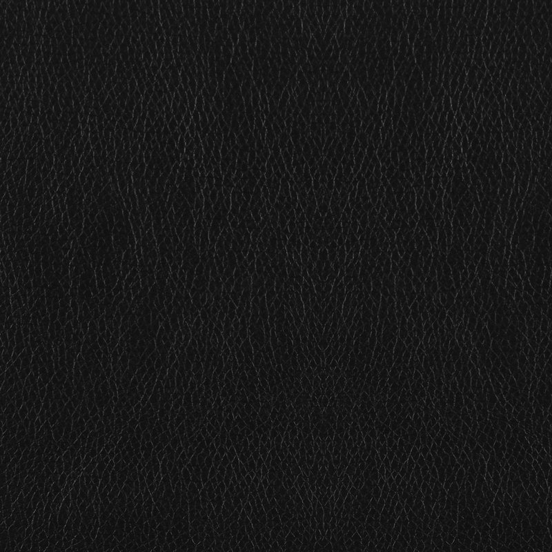 Canapé Lorelei, Similicuir noir