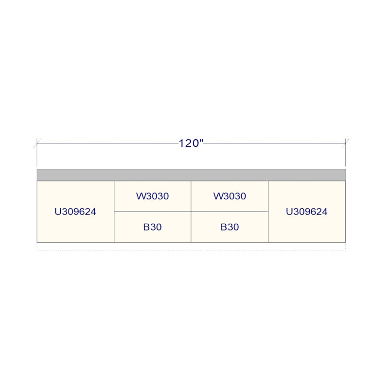 Chinki 6 Piece Solid + Manufactured Wood Storage System