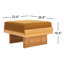 Repose-pieds standard large 26,8 po Robbie-88420314