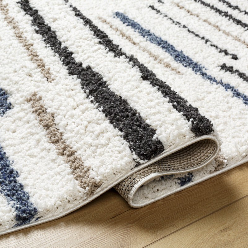 Bibbs Performance Striped Indoor Rug, Rectangle 7'10" x 10'