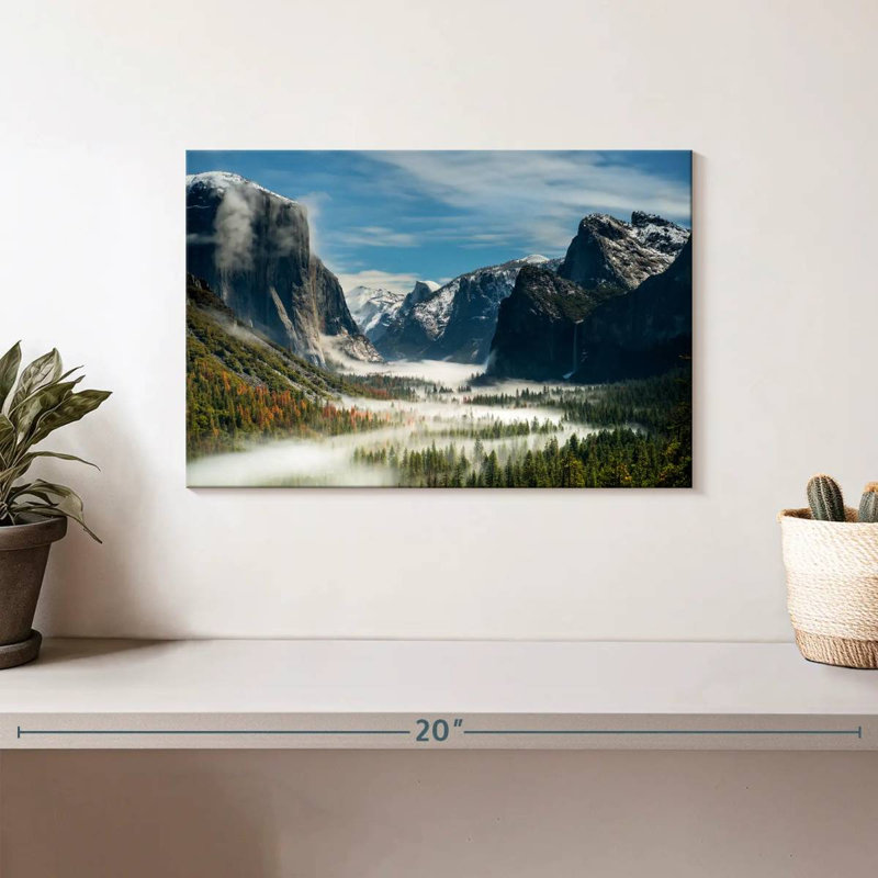 Alvord Yosemite Fog Valley, H 8 po x l 12 po