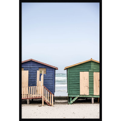 Popplewell "Blue and Green Huts" Print