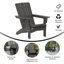 Chaise Adirondack en plastique Collis-88681426