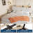 King Upholstered Platform Bed Frame