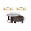 Ensemble de 2 tables basses gigognes (table incluse seulement)