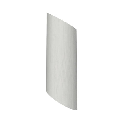 Clean Manufactured Wood LED Flush Mounted Sconce