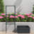 Durable Steel Planters For Modern Outdoor Gardens, Adjustable Trellis Design