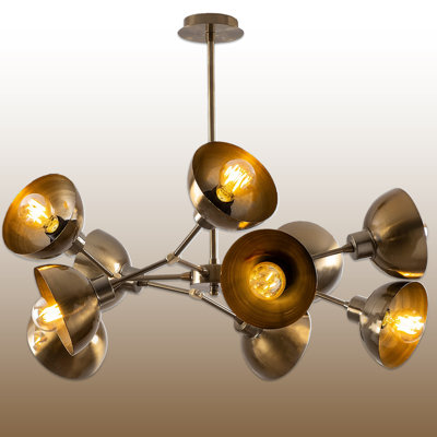 Lustre unique 10 lumières