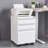  3-Drawer Mobile Filing Cabinet With Lock, Office Storage Filing Cabinet Of Metal Filing Cabinet To Be Installation Required-1952503761