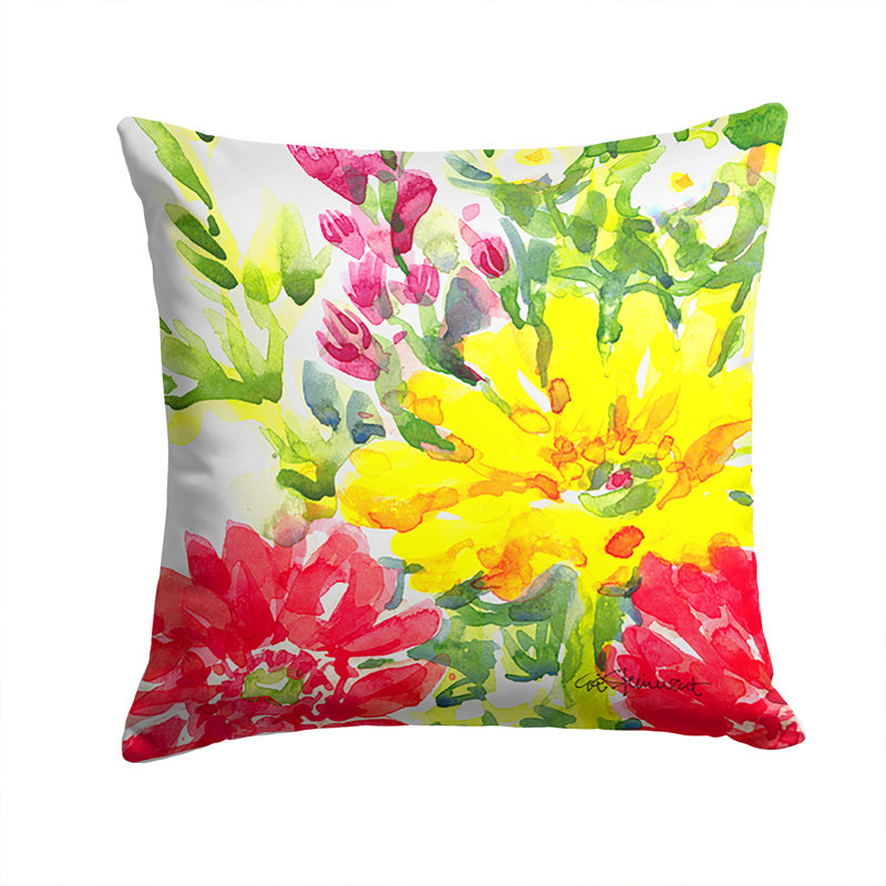 Coussin décoratif intérieur/extérieur fleur