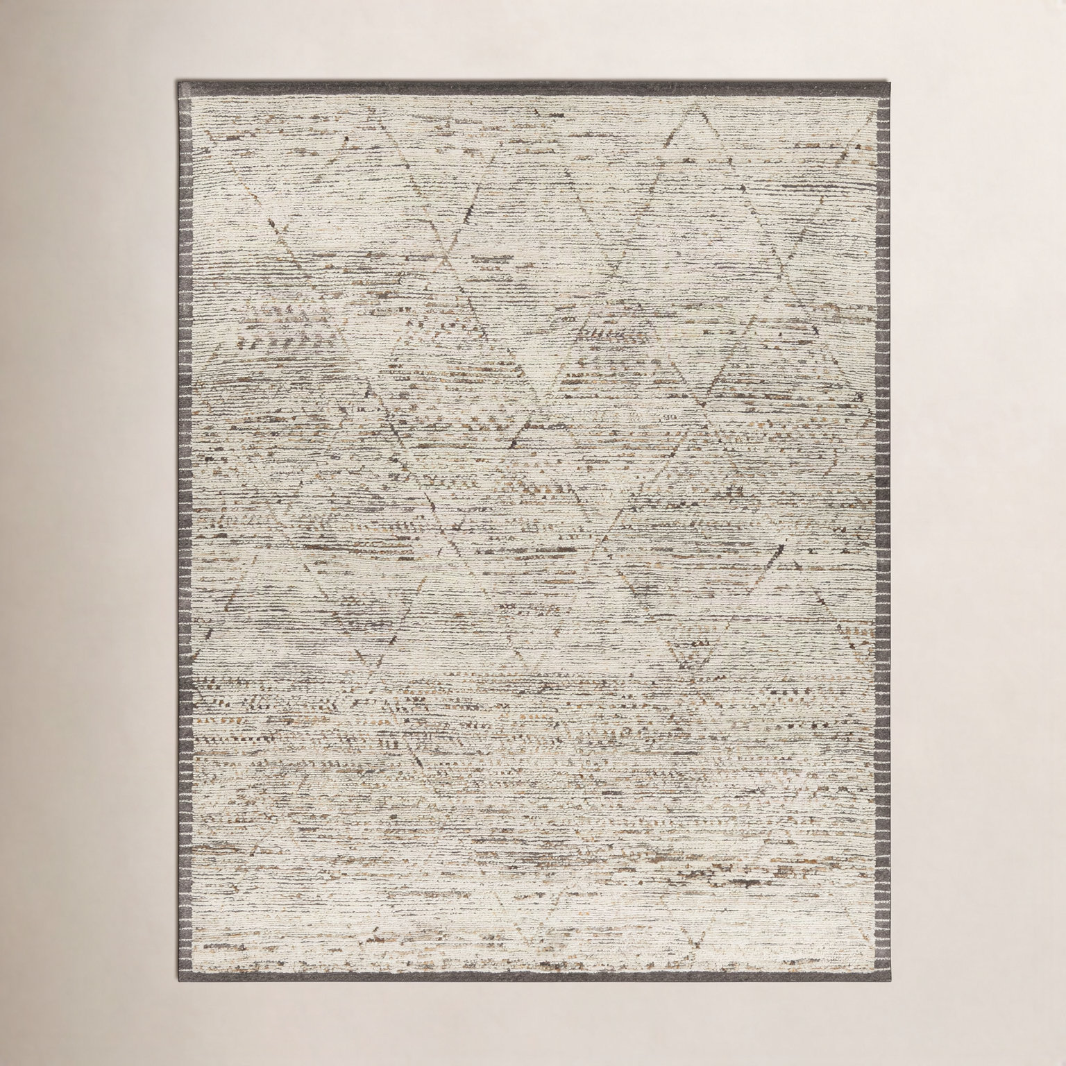 Ellen Hand-Knotted Geometric Rug, Rectangle 10' x 14'