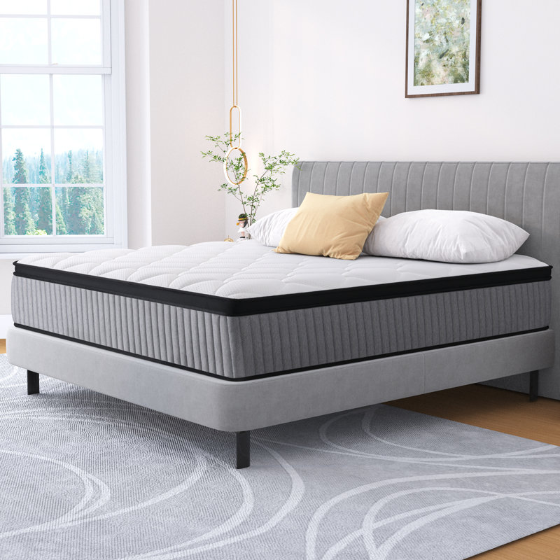 10 inch  Twin gel memory foam large mattress, suitable for cool nights and decompression, medium plush mattress, happiness