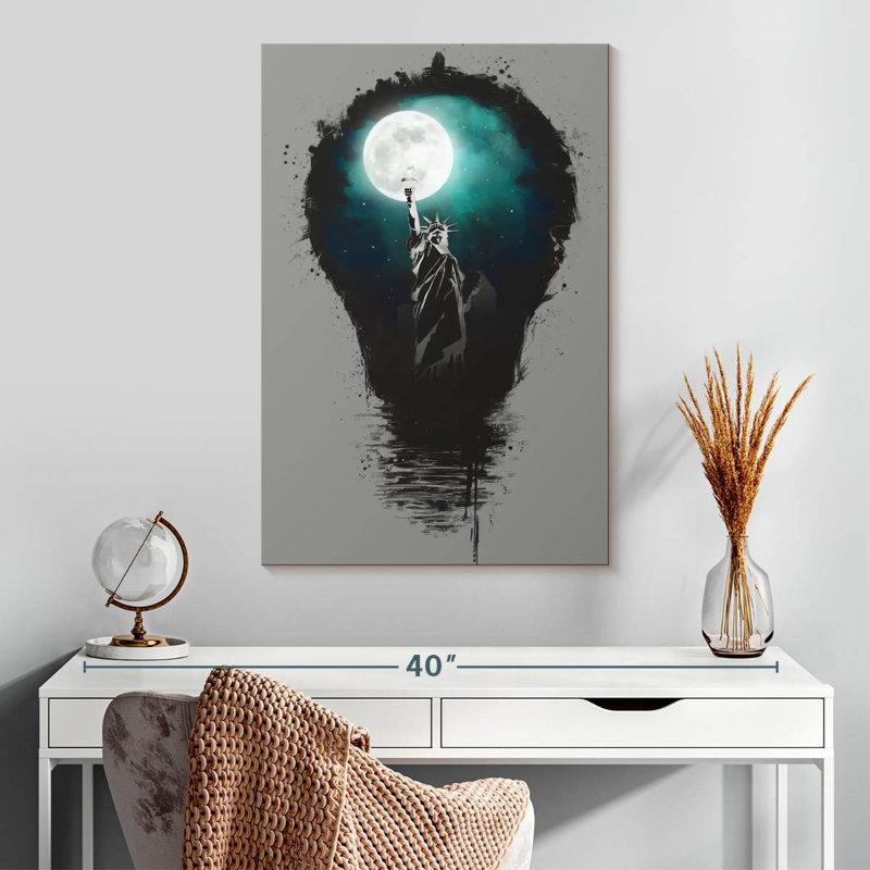 Aime Big City Lights I, 30" H x 20" W